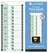 Image result for Lathem Weekly Time Cards