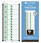 Image result for Lathem Weekly Time Cards