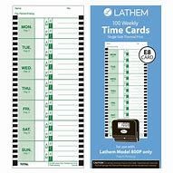 Image result for Lathem Time Cards