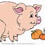 Image result for Smiling Pig Clip Art