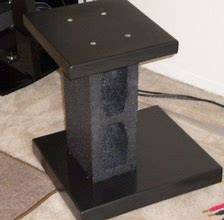 Image result for DIY Speaker Stands Cinder Block