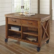 Image result for Solid Wood 23 X 36 Kitchen Island Cart