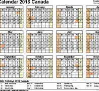 Image result for 2016 Calendar Canada