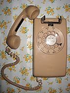 Image result for Rotary Wall Phone