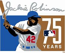 Image result for Jackie Robinson 75th Anniversary Sports Logo