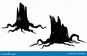 Image result for Tree Stump Silhouette