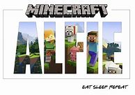 Image result for Minecraft Poster A4