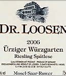 Image result for Dr Loosen Urziger Wurzgarten Riesling Beerenauslese