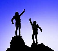 Image result for Silhouette of People Celebrating Victory