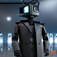Image result for TV Head Robot Art