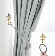 Image result for Elegant Curtain Tie Back Hooks