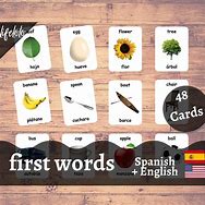 Image result for Spanish Flashcards Set