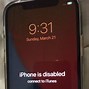 Image result for iPhone Disabled Screen