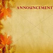 Image result for Fall Announcement Slide