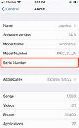 Image result for Serial Number On iPhone 6
