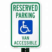 Image result for Reserved Parking Sign PNG