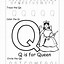 Image result for Q Worksheets for Preschoolers