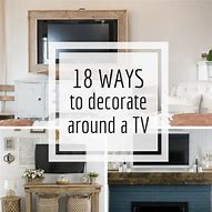 Image result for Wall Art around Big TV