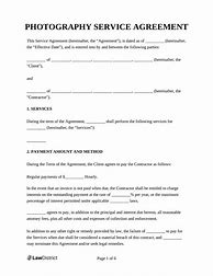 Image result for Freelance Photography Contract Template