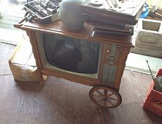Image result for Old TV On Wheels