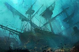 Image result for Shipwreck in Ocean Art