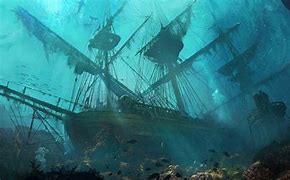 Image result for Shipwreck in Ocean Art