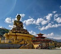 Image result for Bhutan Buddha Statue Stairs