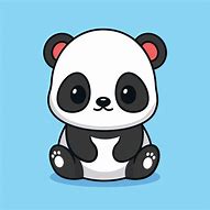 Image result for Cartoon Panda Sitting