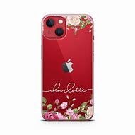 Image result for Red Iphone13 in Floral Phone Case