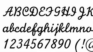 Image result for Monoline Font ABC