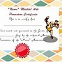 Image result for Martial Arts Rank Certificates