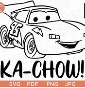 Image result for Lightning McQueen Ka-Chow SVG