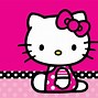 Image result for Hello Kitty with Pink Background