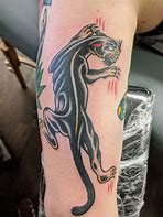 Image result for Traditional Crawling Panther Tattoo