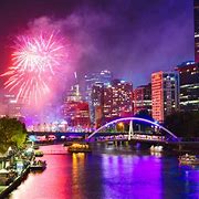 Image result for Melbourne New Year Fireworks