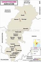 Image result for Agriculture Map Chhattisgarh