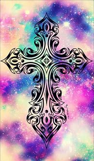 Image result for Cute Kawaii Galaxy Girl with Cross On Them