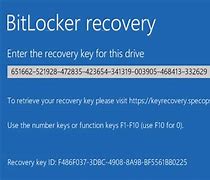 Image result for Recover BitLocker Key