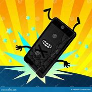 Image result for Cracked Screen Cartoon