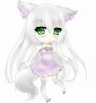 Image result for Chibi Purple Wolf Girl