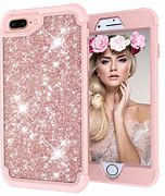 Image result for iPhone 8 Gold Plus Blue and Black Case