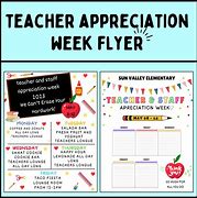 Image result for Teacher Appreciation Flyer