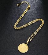Image result for Gold Coin Pendants for Men