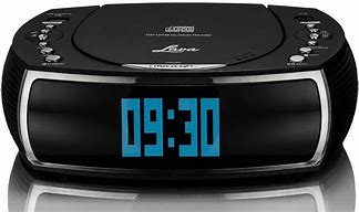 Image result for Bedside CD Player Clock Radio