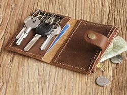 Image result for Leather Key Wallet