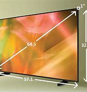 Image result for Actual Size of a 65 Inch TV