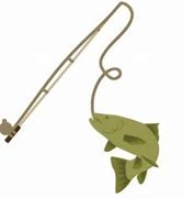 Image result for Fishing Pole and Fish Clip Art