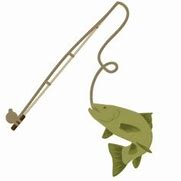 Image result for Fishing Pole with Bass Clip Art