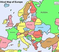 Image result for Map of Europe Names