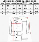 Image result for Cintas Lab Coat Size Chart